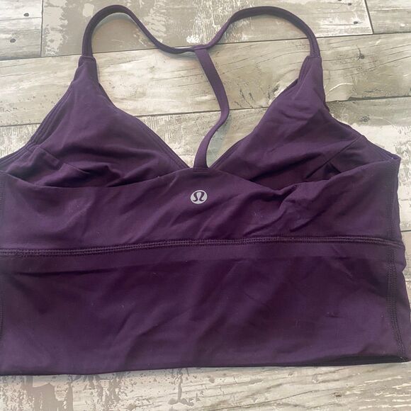 Lululemon Athletica purple racerback sports bra - Picture 2 of 6